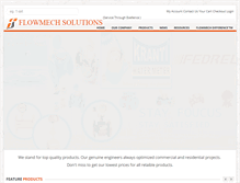 Tablet Screenshot of flowmechsolutions.com